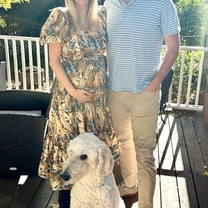 Hunter Bell Fall Print Midi